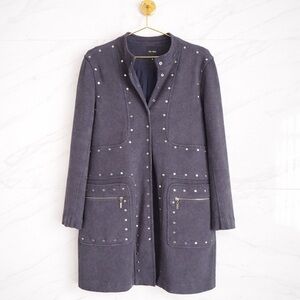 NIC+ZOE Lined Studded Knit Coat XL